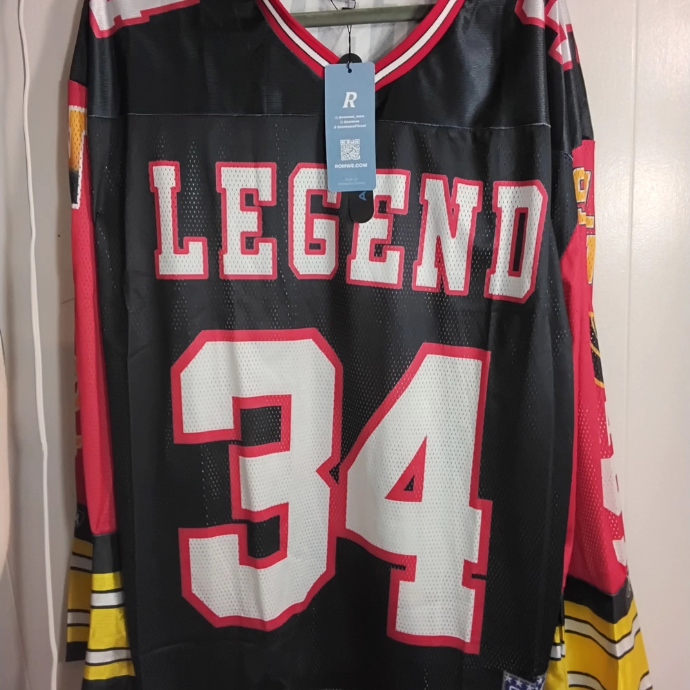 Legend 34 Black and Red Jersey